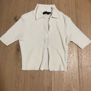 pretty little thing double zipper going out top size small